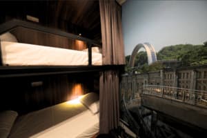 Хостел MISTO capsule hotel. Место в общем двухместном номере  13