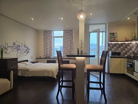 Уютная студия м.Левобережная 5